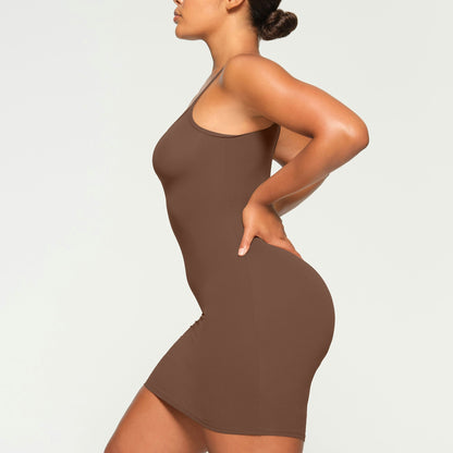 Skims Fits Everybody Slip Dress Jasper
