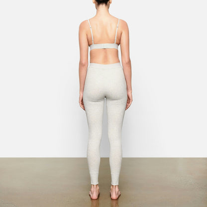 Skims Cotton Rib Legging Light Heather Grey