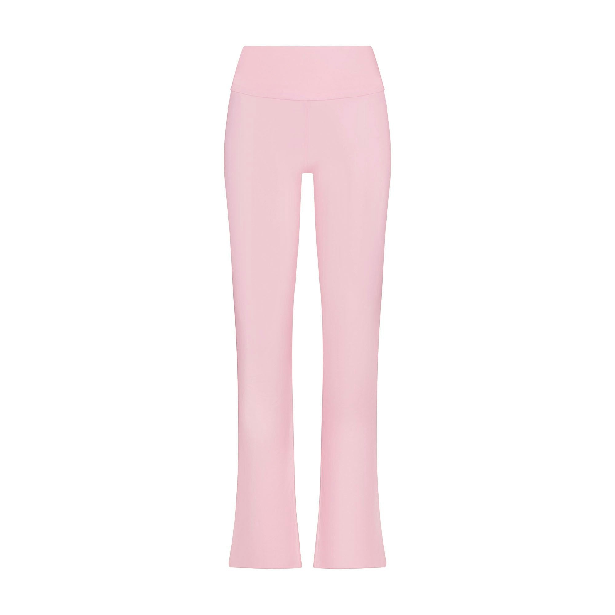 Skims Cotton Jersey Foldover Pant Cherry Blossom