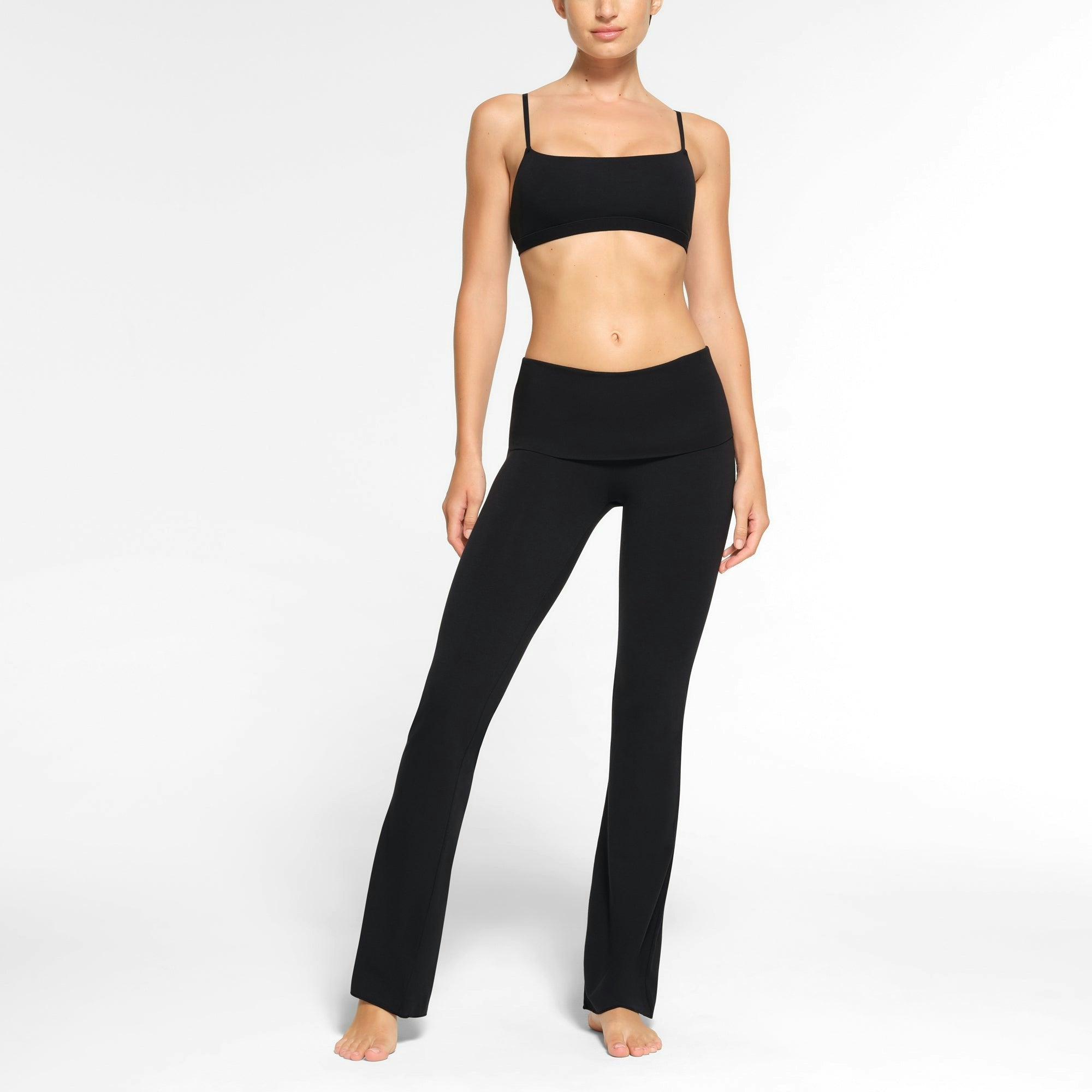 COTTON JERSEY FOLDOVER PANT