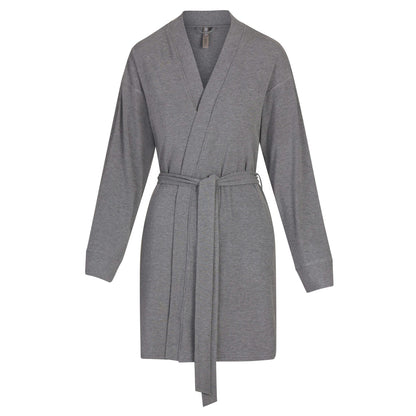 Skims Soft Lounge Robe Heather Grey