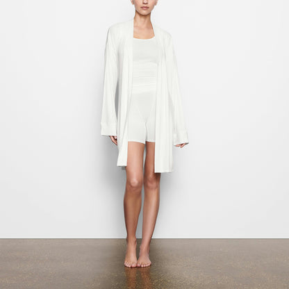 Skims Soft Lounge Robe Marble
