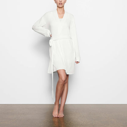 Skims Soft Lounge Robe Marble