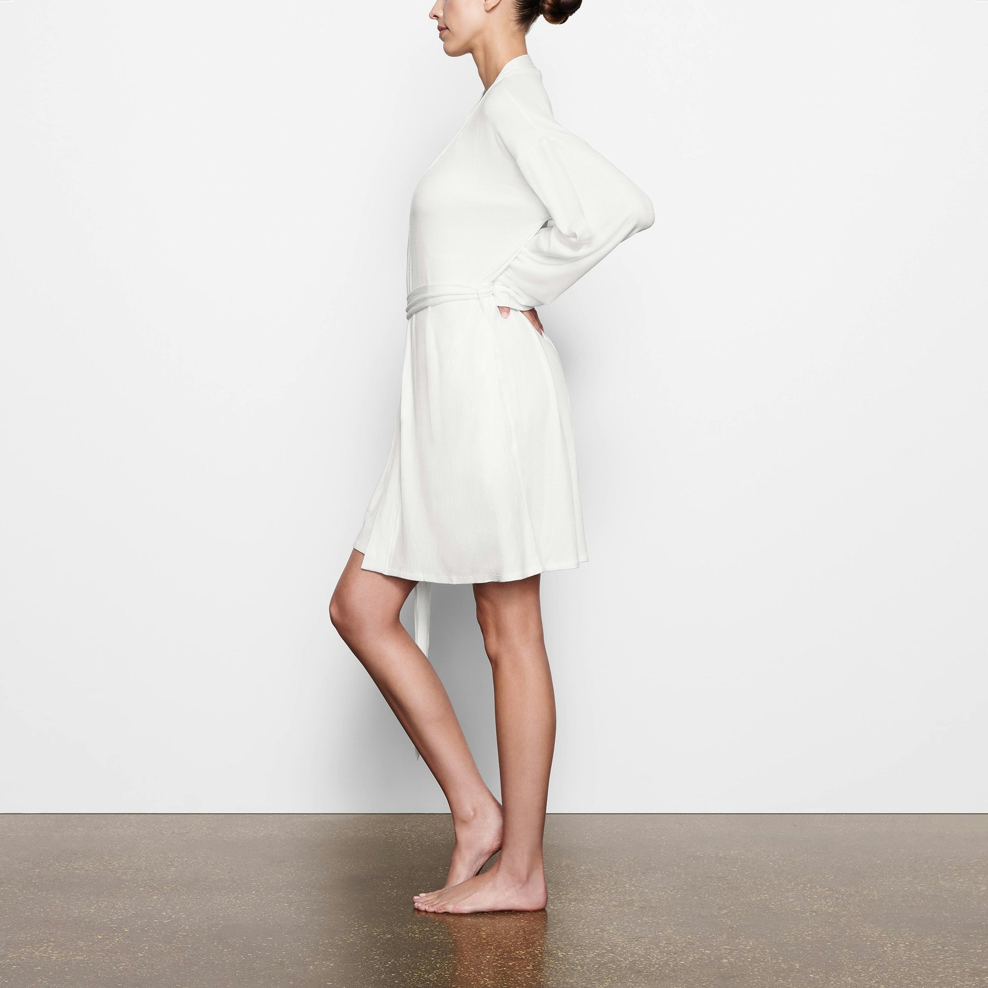 Skims Soft Lounge Robe Marble