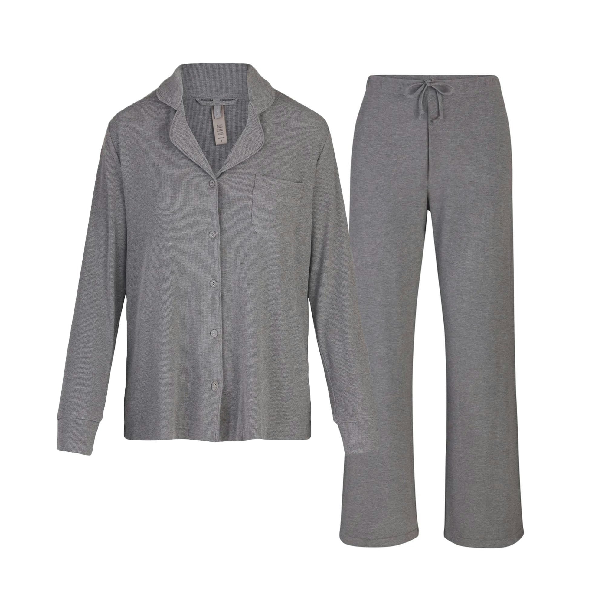 Skims Soft Lounge Sleep Set Heather Grey