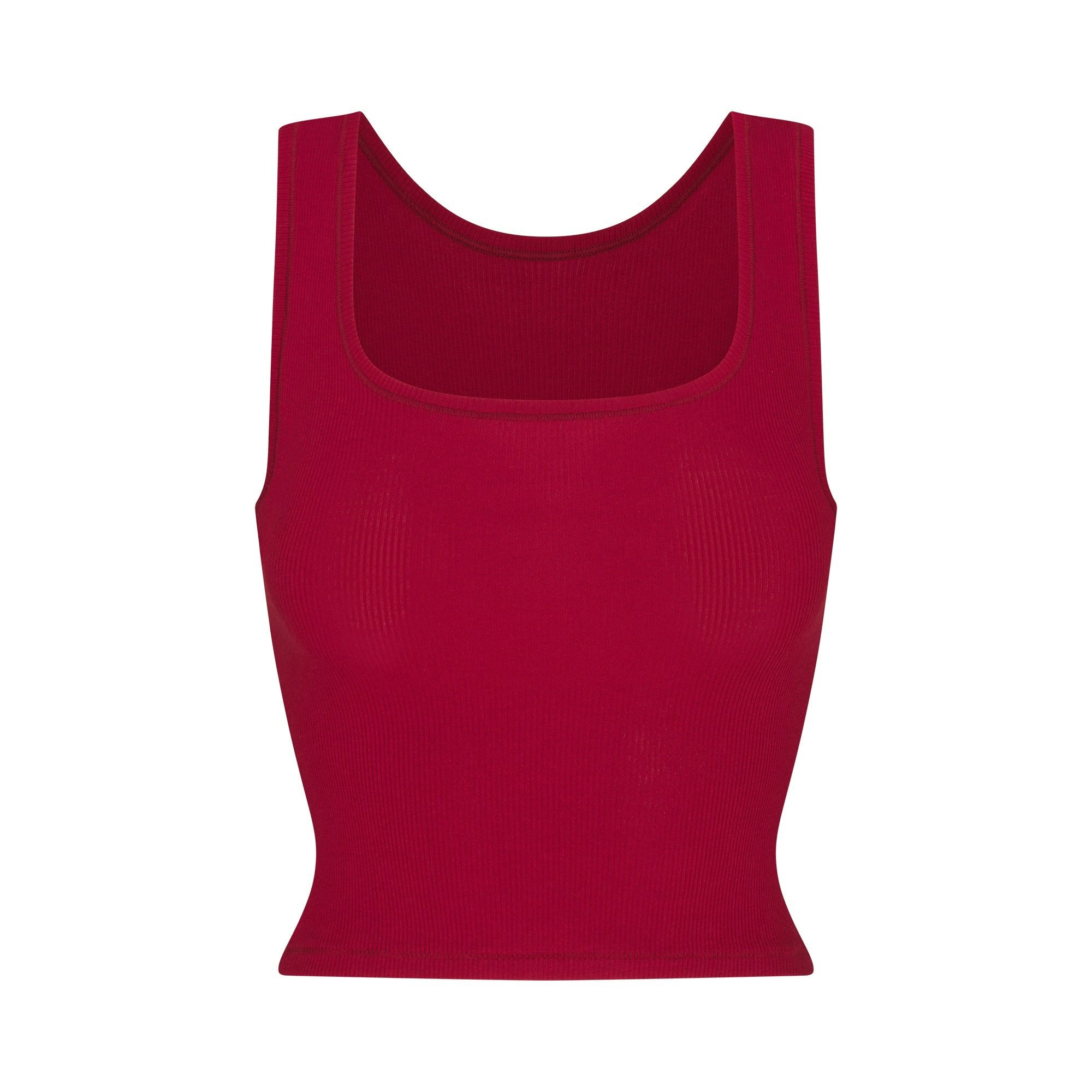 Skims Cotton Rib Tank Brick