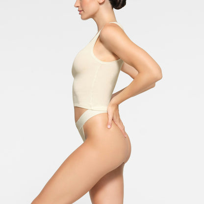Skims Cotton Rib Tank Bone