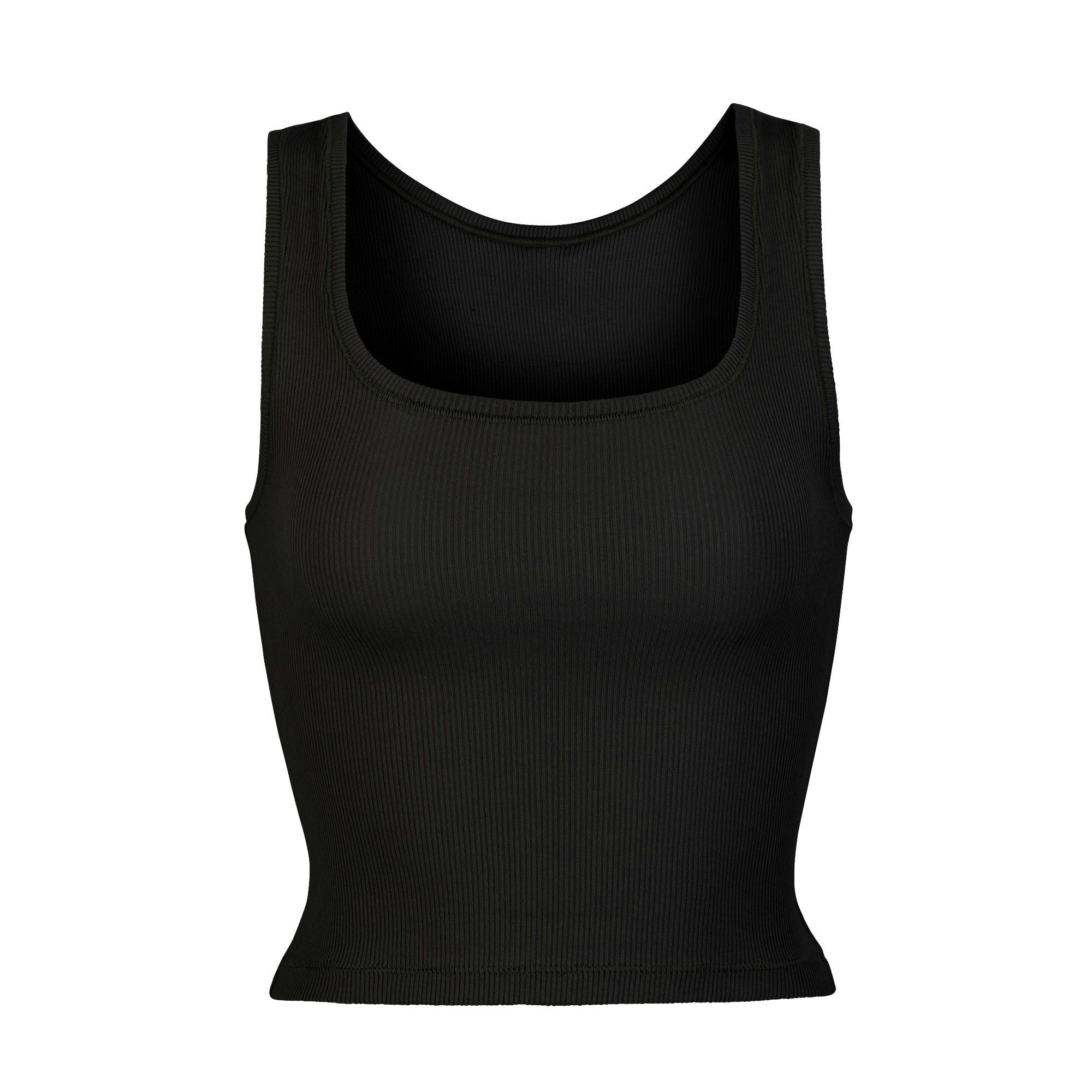 Skims Cotton Rib Tank Soot