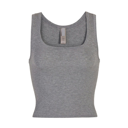 Skims Soft Lounge Tank Heather Grey