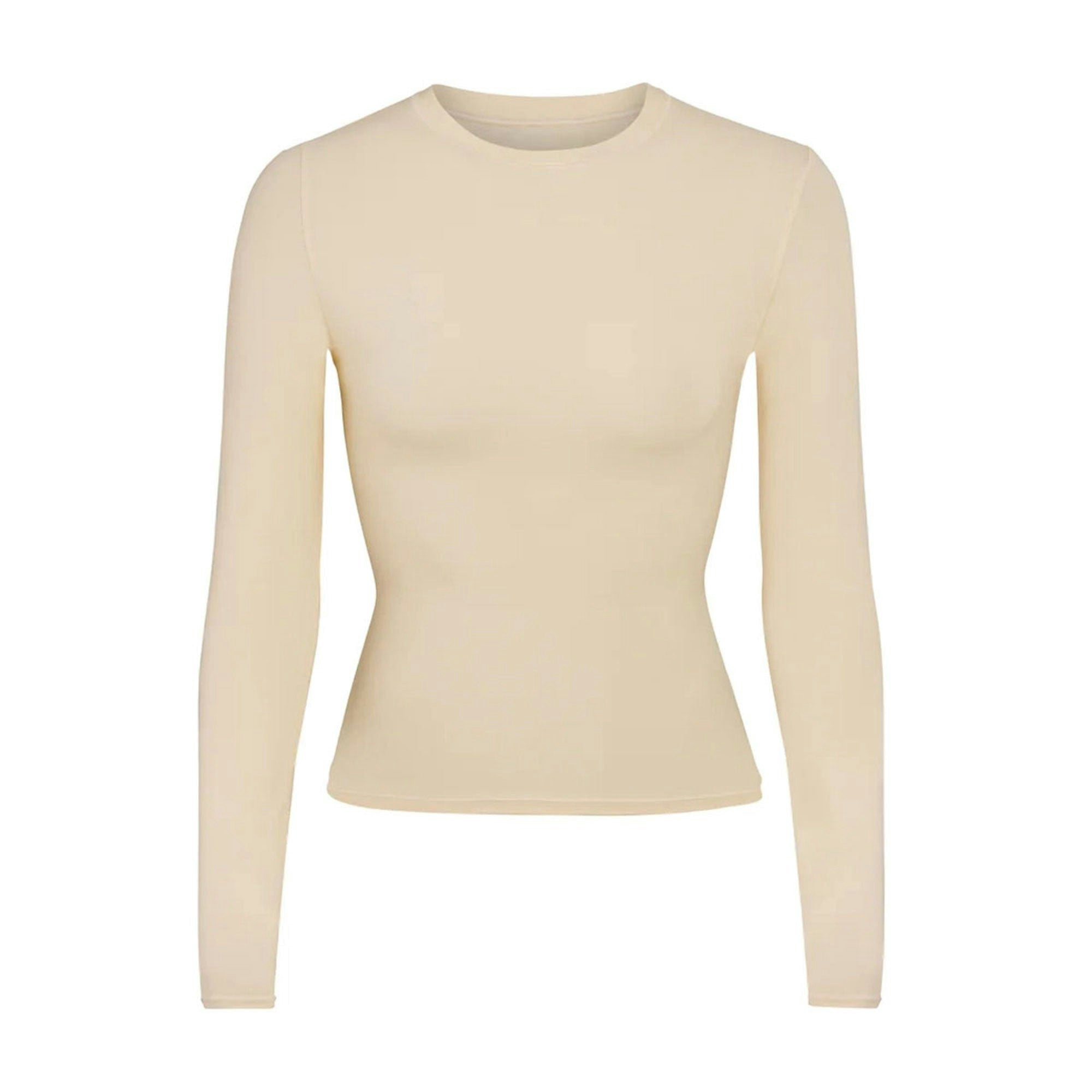 Skims Fits Everybody Long Sleeve T-Shirt Sand