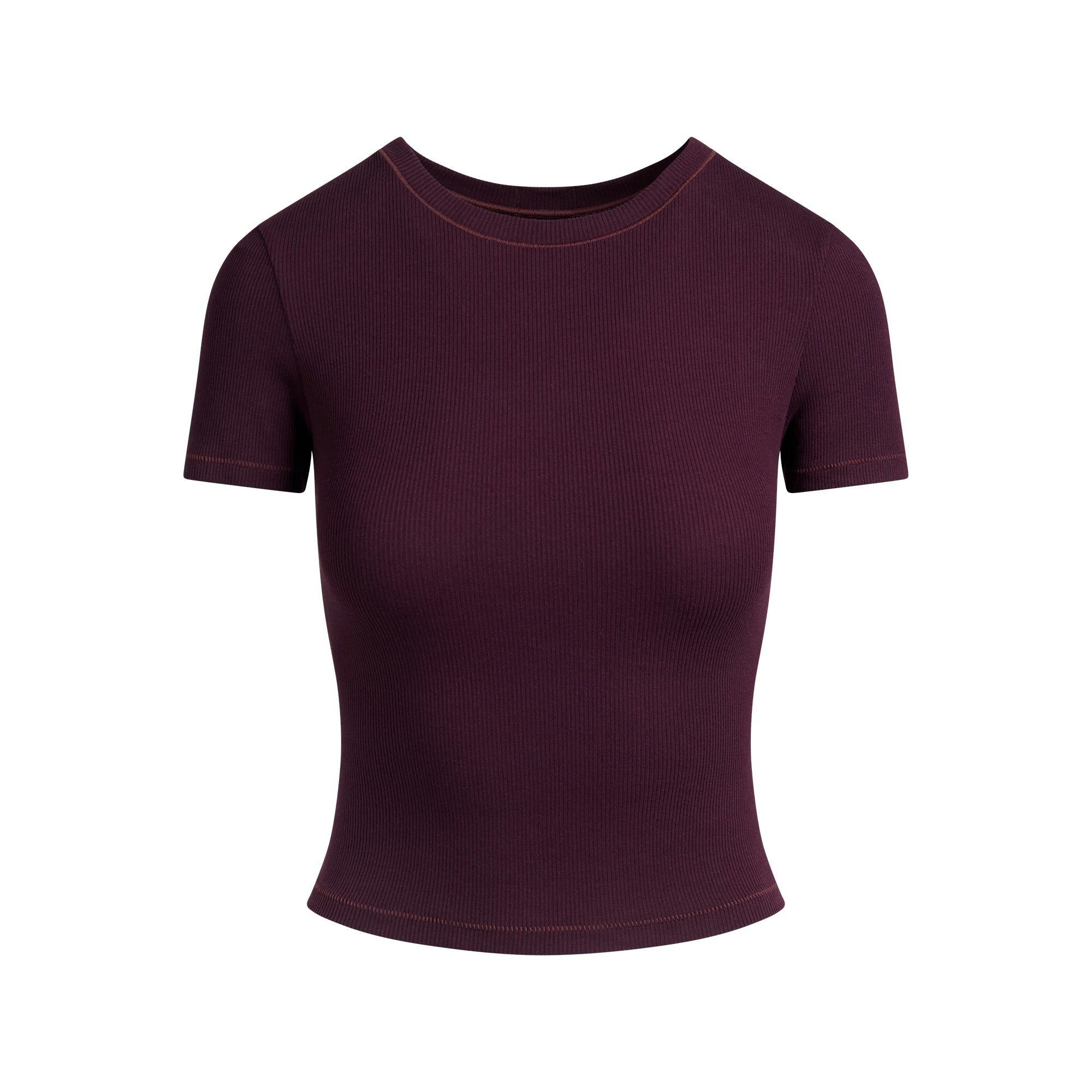 COTTON RIB T-SHIRT
