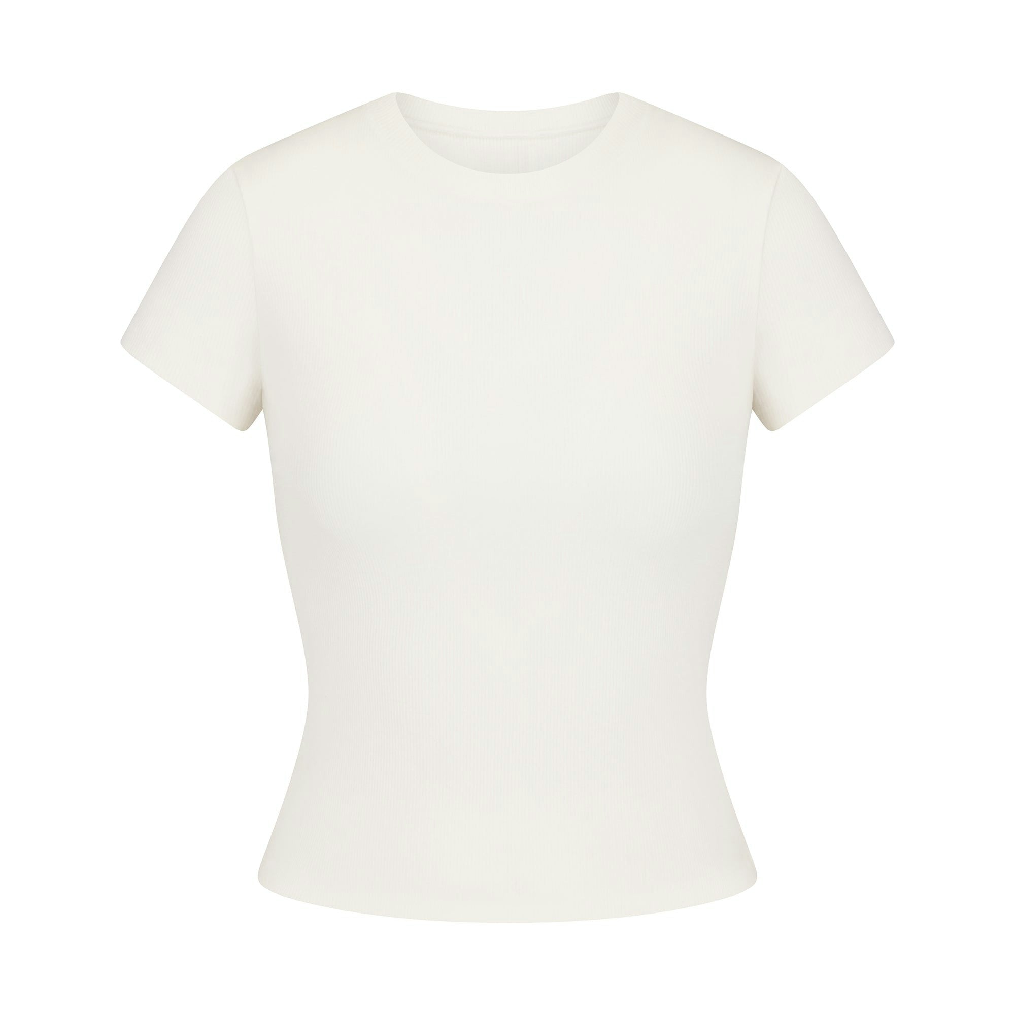 Skims Cotton Rib T-Shirt Marble