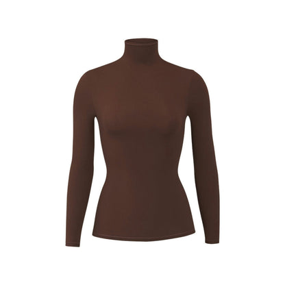 Skims Fits Everybody Turtleneck Top Cocoa