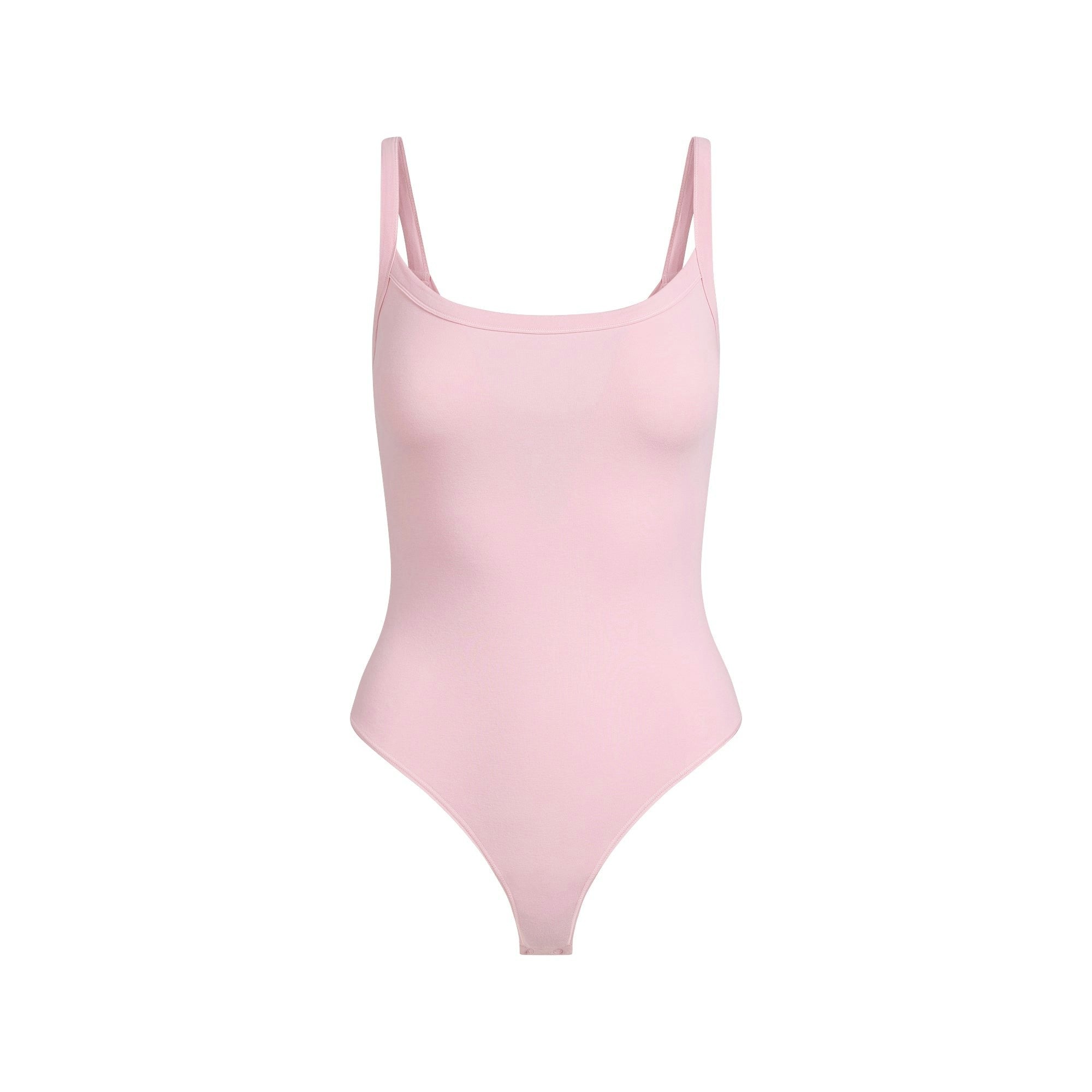 COTTON JERSEY SCOOP NECK BODYSUIT