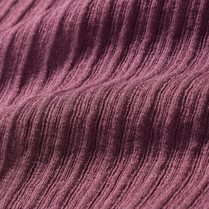 SHEER KNIT MOCK NECK TUNIC