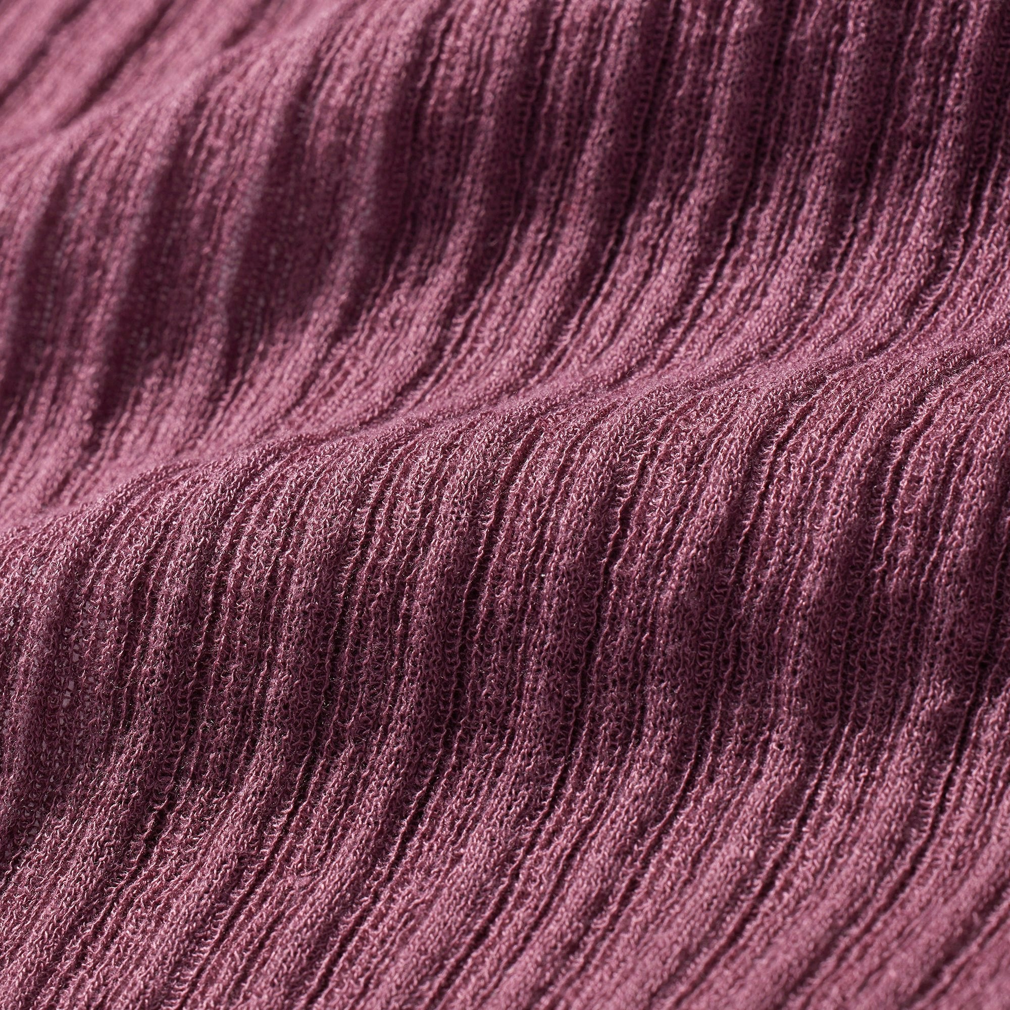 Skims Sheer Knit Foldover Long Skirt Beet