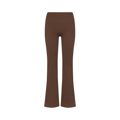 Skims Nikeskims Matte Slim Flare Legging Dark Sepia