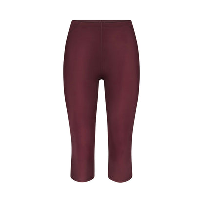 Skims Nikeskims Shine Drawcord Crop 17" Legging Currant