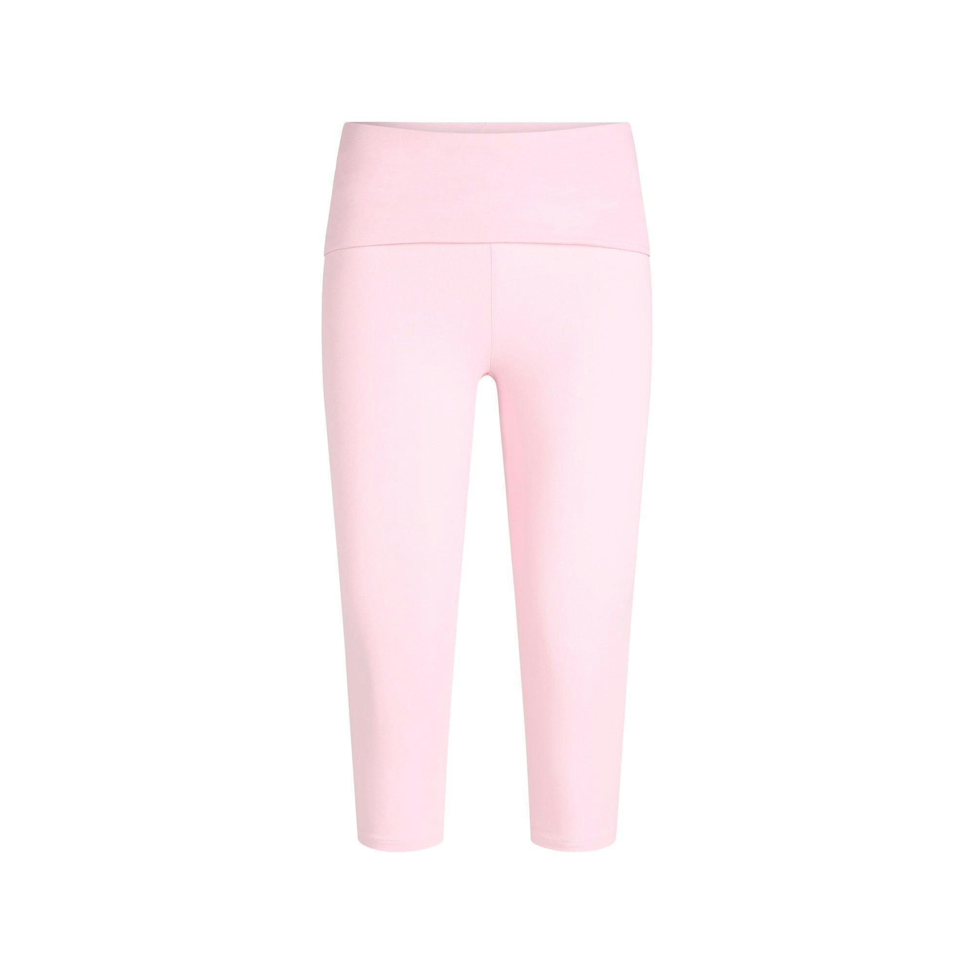 COTTON JERSEY FOLDOVER CAPRI