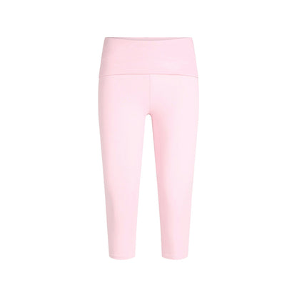 COTTON JERSEY FOLDOVER CAPRI