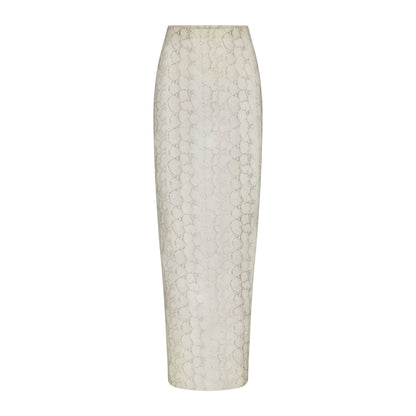 MILKY SHEER LONG SKIRT