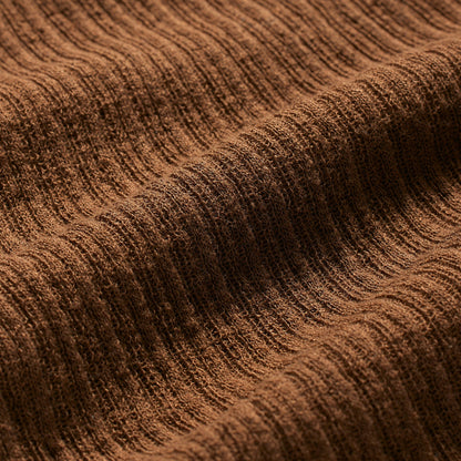 Skims Sheer Knit Foldover Long Skirt Bison