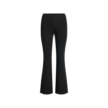 Skims Cotton Fleece Slim Pant Onyx