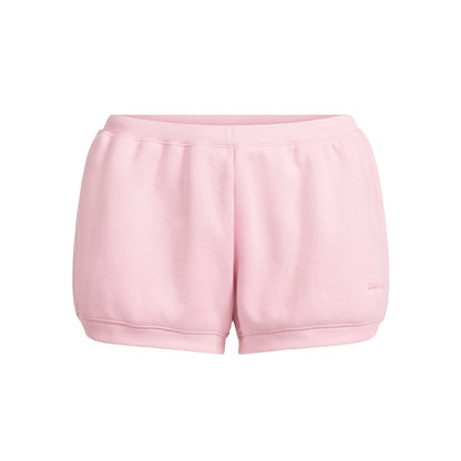 Skims Cotton Fleece Bubble Hem Short Halite