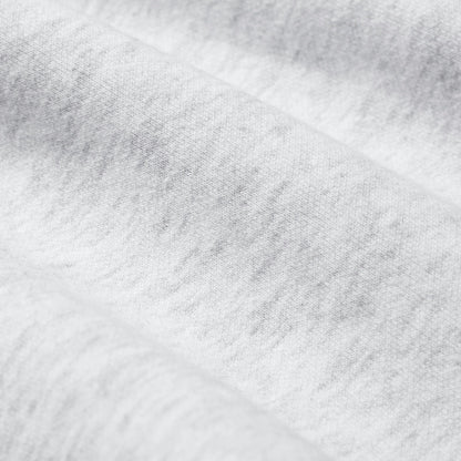 COTTON FLEECE CROPPED ZIP UP HOODIE