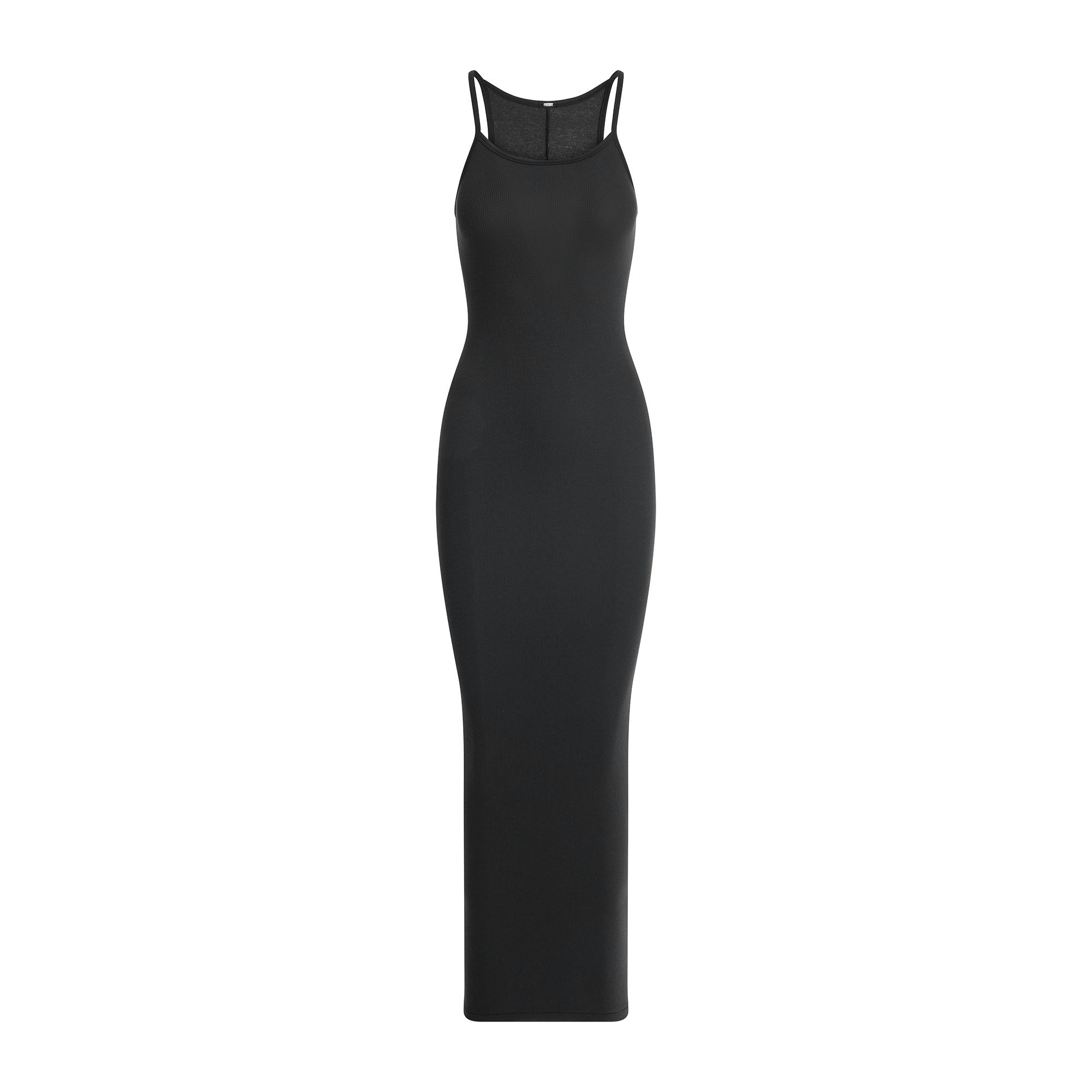 COTTON RIB LONG CAMI DRESS
