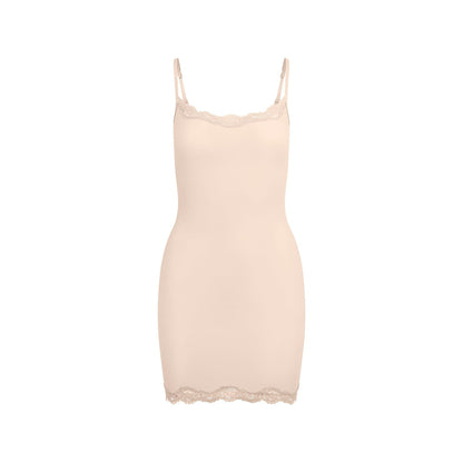Skims Fits Everybody Lace Slip Dress Primrose