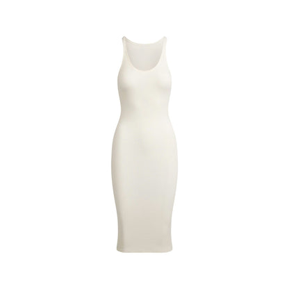 COTTON RIB TANK MIDI DRESS