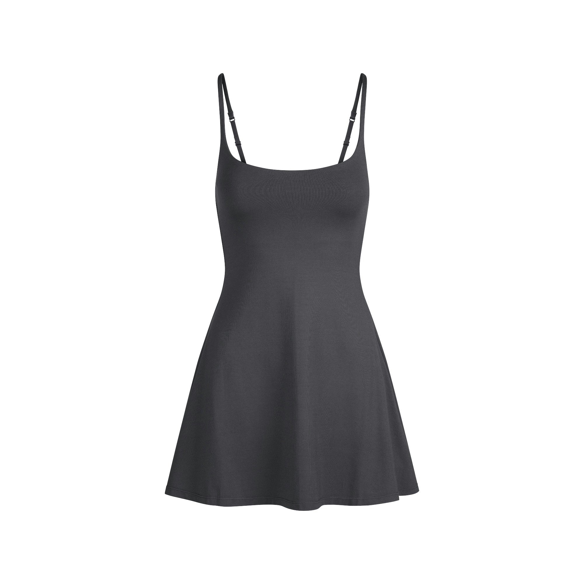 SMOOTH LAYERS SCOOP NECK MINI DRESS
