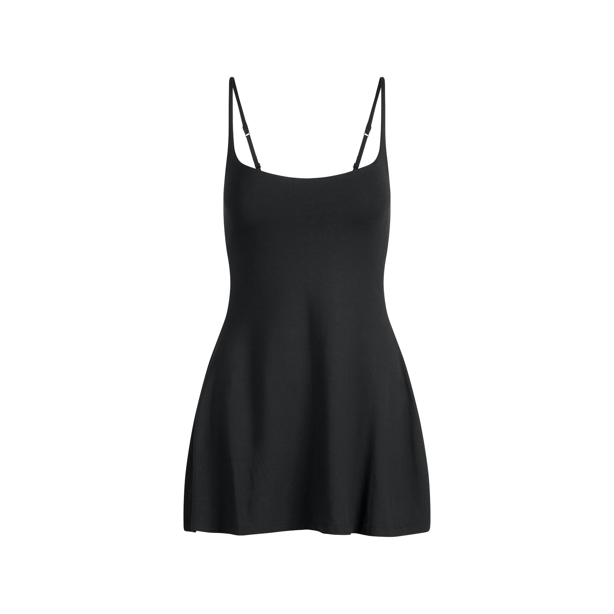 SMOOTH LAYERS SCOOP NECK MINI DRESS