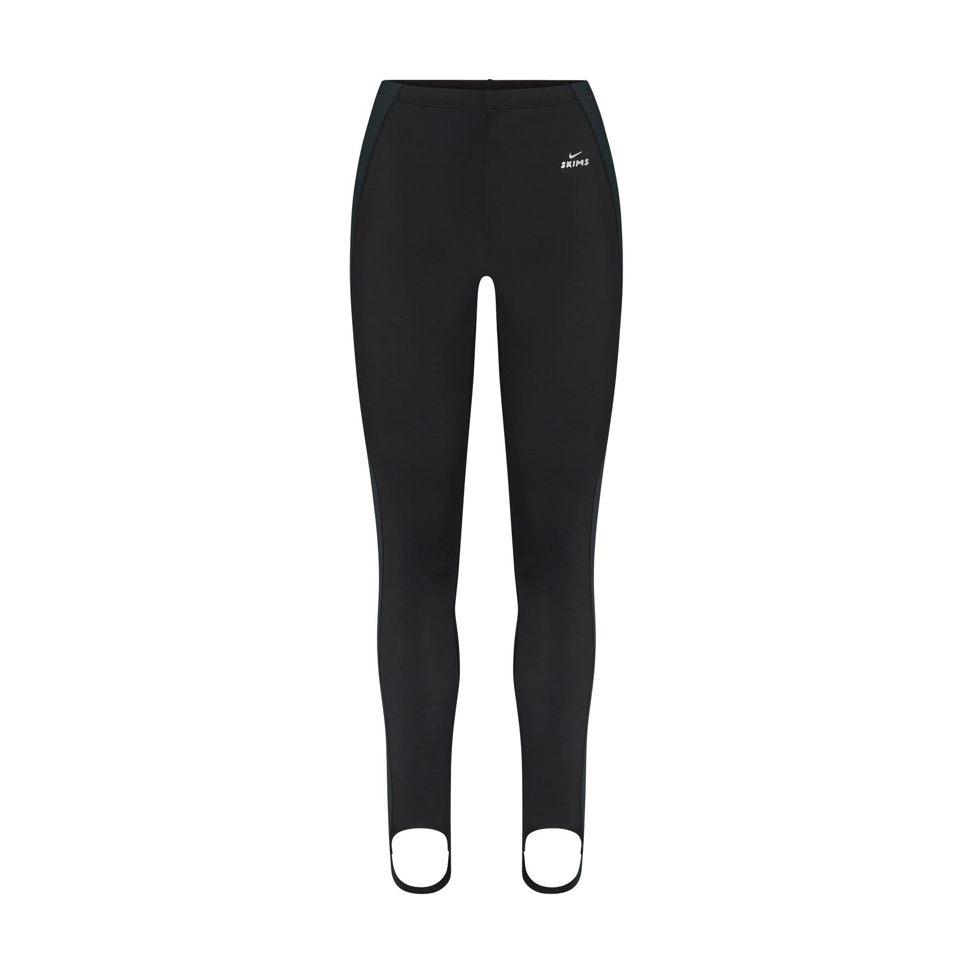 Skims Nikeskims Shine Drawcord Stirrup 26" Legging Obsidian And Dark Teal