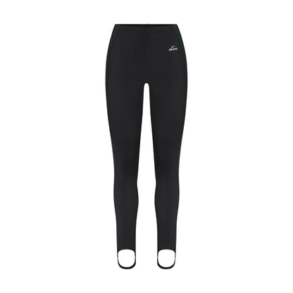 Skims Nikeskims Shine Drawcord Stirrup 26" Legging Obsidian And Dark Teal