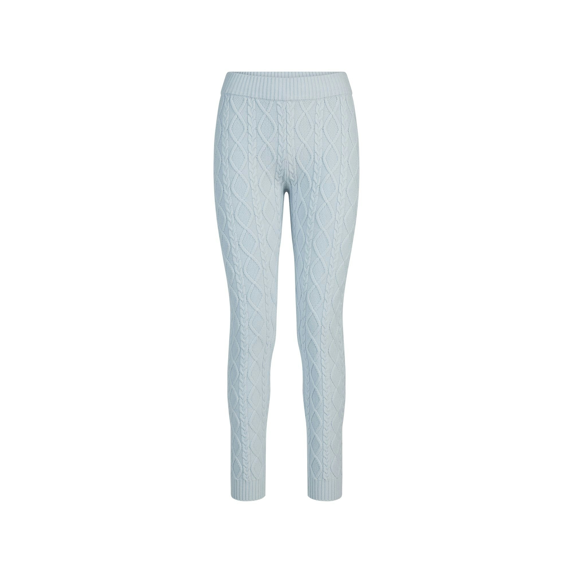 Skims Sweater Knits Cable Knit Legging Zen Blue
