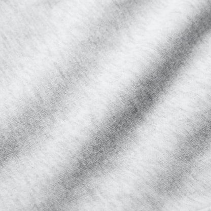 Skims Cotton Fleece Polo Sweatshirt Light Heather Grey