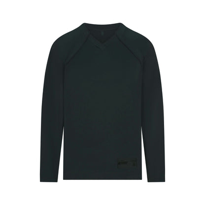 Skims Nikeskims Airy V-Neck Oversized Long Sleeve Top Dark Teal