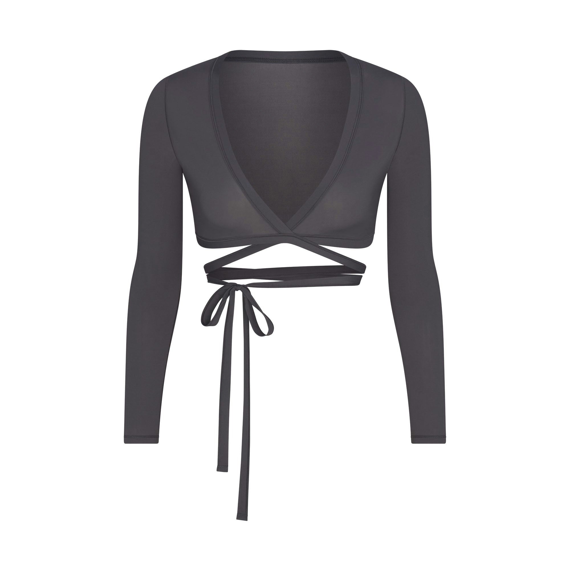 Skims Nikeskims Weightless Layers Wrap Top Lead