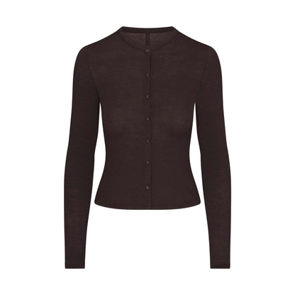 Skims Sheer Modal Cardigan Not_Found