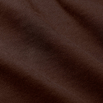 Skims Boyfriend Fleece Oversized Half Zip Espresso