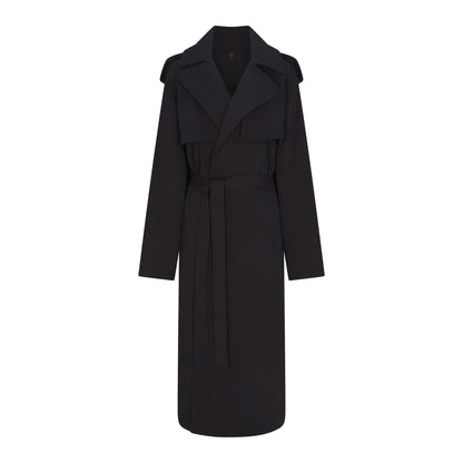 BOYFRIEND FLEECE OVERSIZED TRENCH COAT