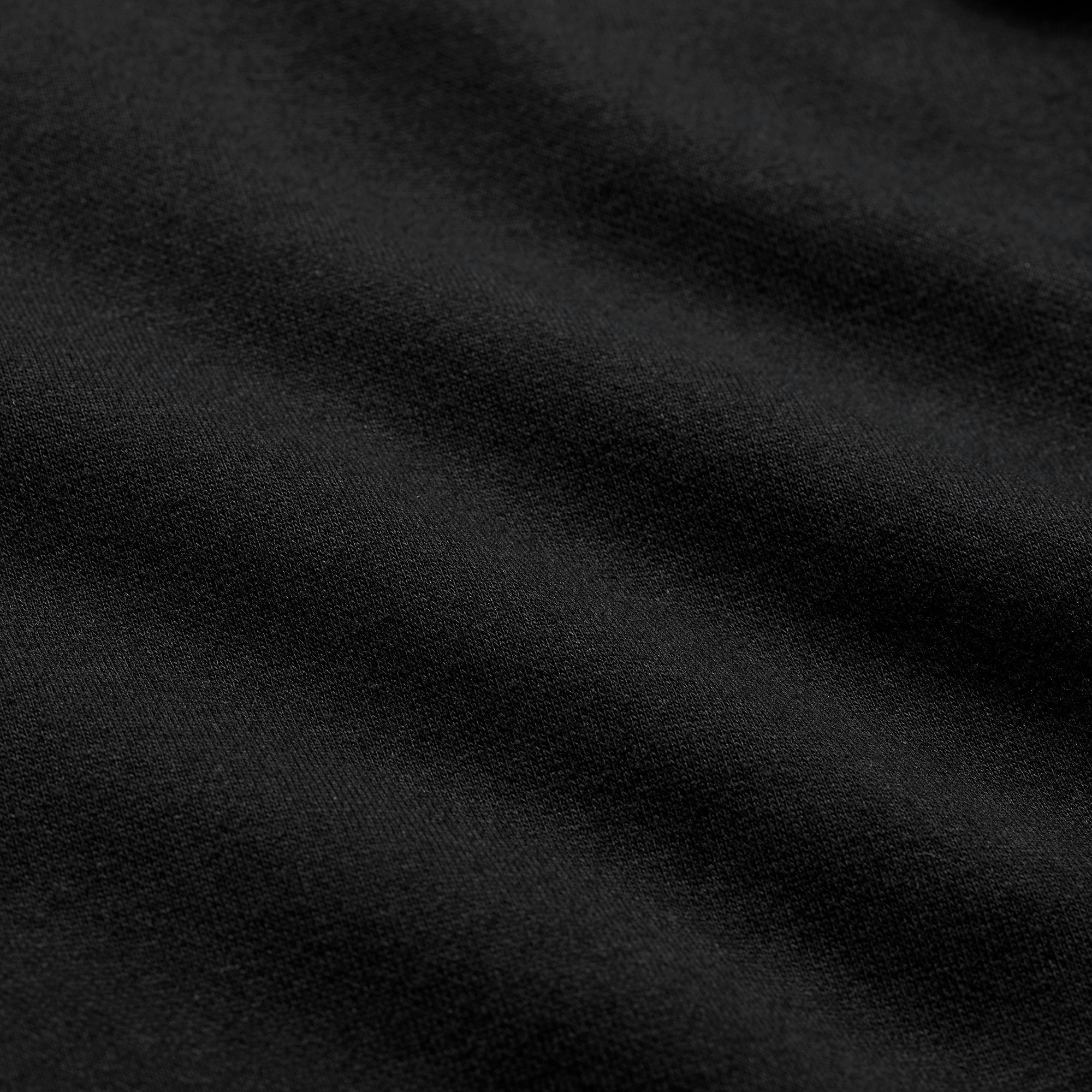 Skims Cotton Fleece Oversized Double Waistband Pant Onyx