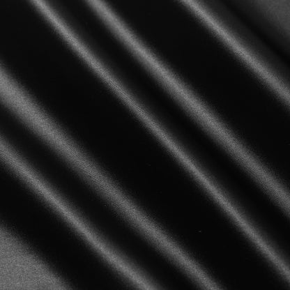 Skims Heavyweight Satin Wide Leg Pant Onyx