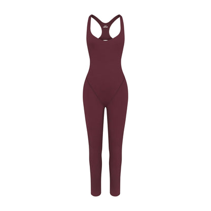 Skims Nikeskims Matte Racer Long Onesie Currant