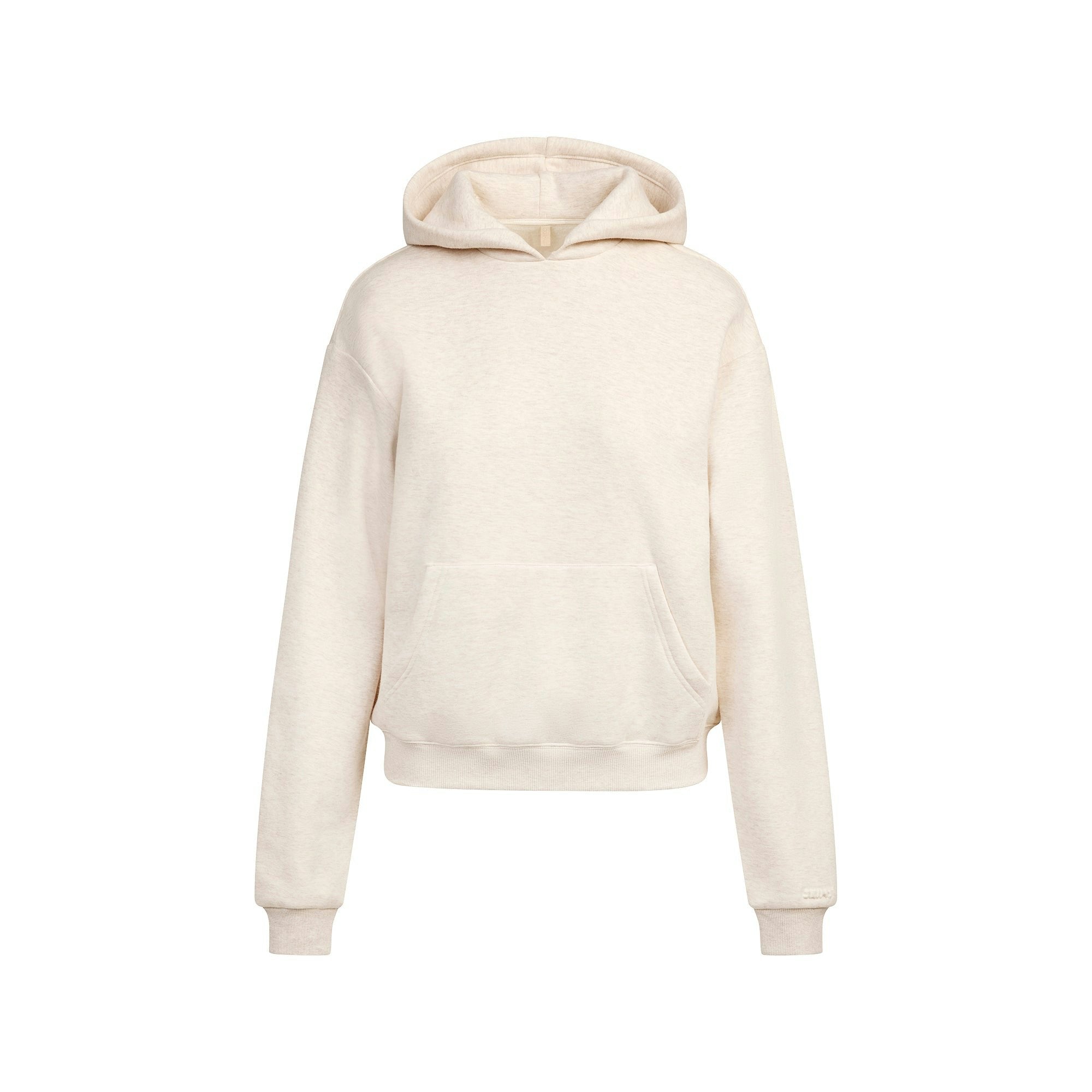 Skims Cotton Fleece Classic Hoodie Oatmeal Heather