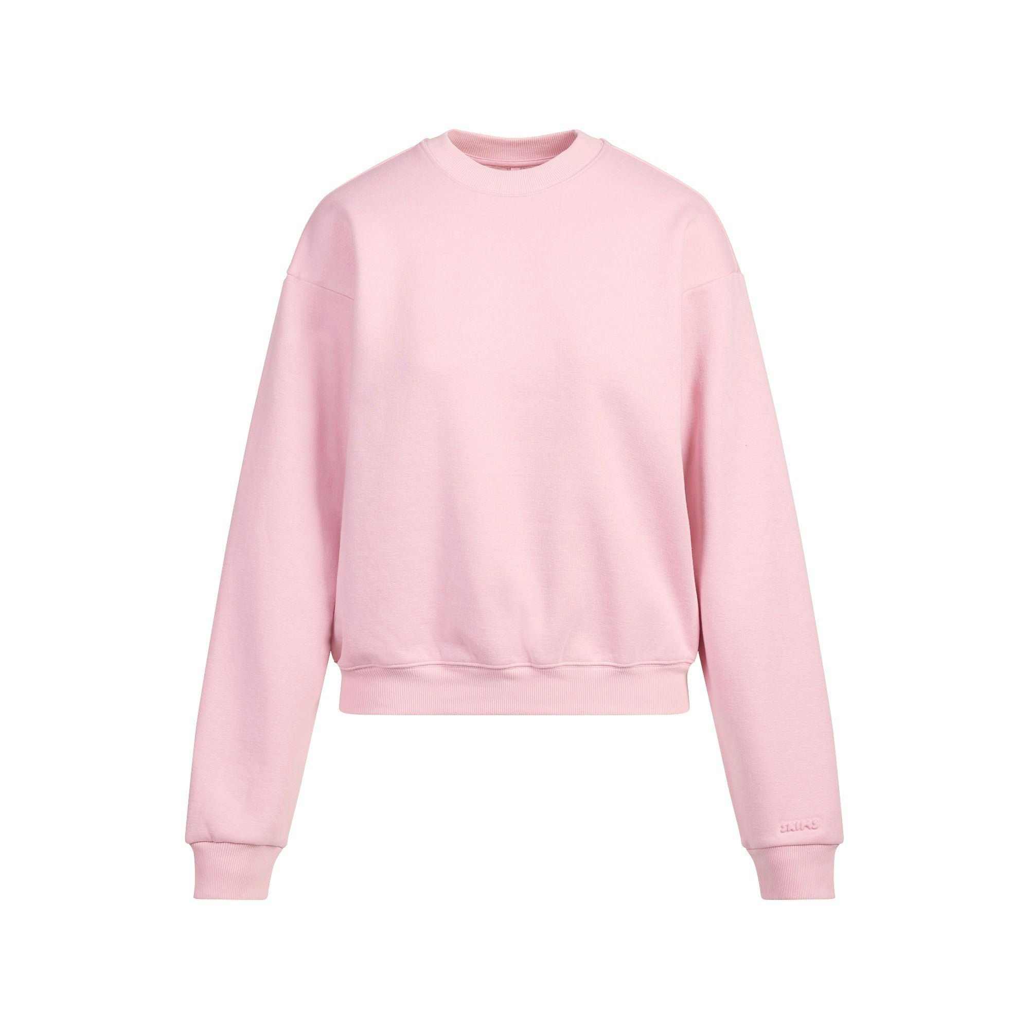 Skims Cotton Fleece Classic Crewneck Halite