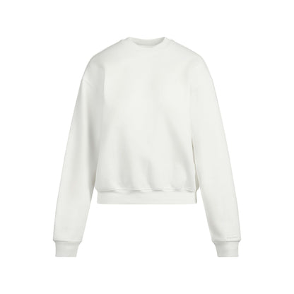 Skims Cotton Fleece Classic Crewneck Marble