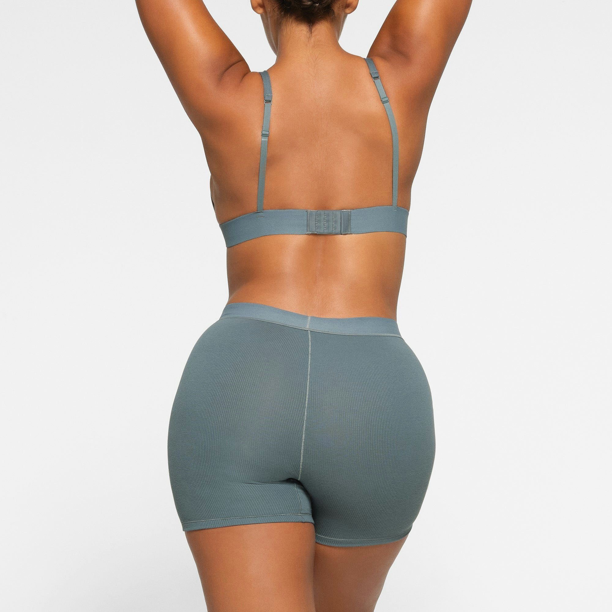 Skims Cotton Rib Boxer Kyanite